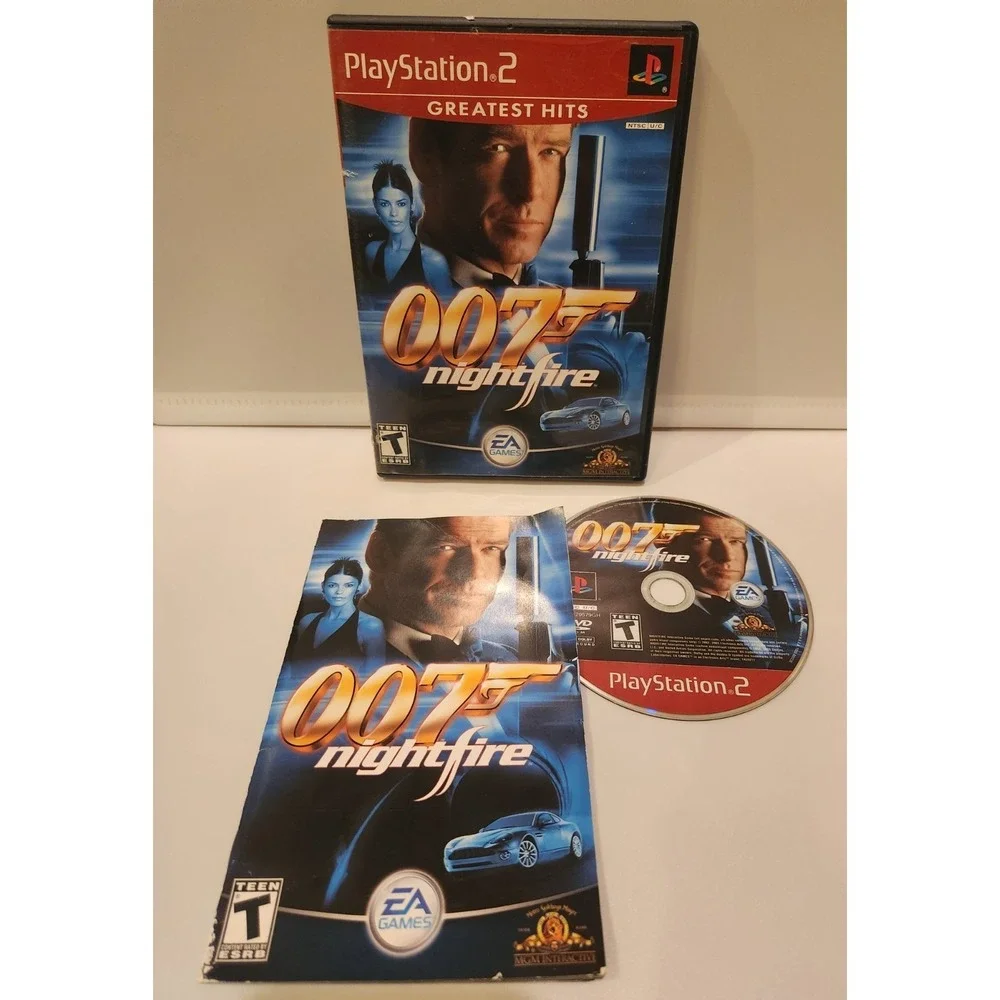 007 Nightfire PlayStation 2(PS2) Video Game James Bond Complete W/ Manual